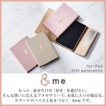 フラップケース ソフトレザー &me フリーアングル スリープ対応 ミラー付 写真2