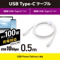 USB 10Gbpsケーブル(USB Type-C - USB Type-C/100W対応) 写真2