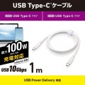 USB 10Gbpsケーブル(USB Type-C - USB Type-C/100W対応) 写真2