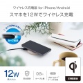Qi規格(EPP)対応ワイヤレス充電器(12/10/7.5/5W・卓上) 写真2
