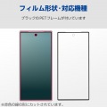 AQUOS R9 フルカバーガラスフィルム フレーム付 ブルーライトカット 写真2