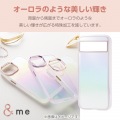 Google Pixel 8a ハイブリッドケース オーロラ カメラリング ストラップホールシート付 &me 写真2