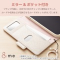 Google Pixel 8a ソフトレザーケース 磁石付 フィンガーストラップ付 &me 写真2