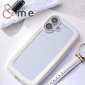 iPhone 16 &me ハイブリッドケース ぷっくりフレーム ミラー 写真2