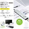 画面ONOFFドッキングステーション(SDカードスロット付き) 写真2