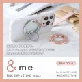 マグネットスマホリング/&me/MAGKEEP/ピンクゴールド 写真2