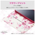 らくらくスマートフォン a / Lite ソフトレザーケース 薄型 磁石付 フラワー 写真2