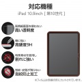 iPad (第10世代) フィルム ガラスライク 高透明 ガイドフレーム付 写真2