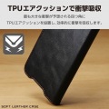 Galaxy S25 ソフトレザーケース 磁石付 耐衝撃 ステッチ 写真2
