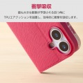 AQUOS wish5 ソフトレザーケース 薄型 磁石付 フラワーズ 写真2