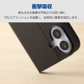 AQUOS wish5 ソフトレザーケース 磁石付 耐衝撃 ステッチ カード収納充実 写真2
