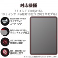 iPad(A16) (第10世代) ガラスフィルム ダイヤモンドコート ガイドフレーム付 写真2