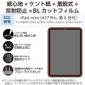 iPad mini(A17 Pro) フィルム 紙心地 着脱式 反射防止 ケント紙タイプ 写真2