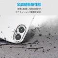 TOUGH SLIM LITE ソフトケース クリスタルクリア メタルステッカー付 写真2