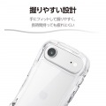 Grippy ハイブリッドケース オールクリア メタルステッカー付 写真2