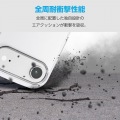 TOUGH SLIM LITE ソフトケース クリスタルクリア メタルステッカー付 写真2