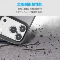 TOUGH SLIM LITE ケース フレームカラー マットブラック(ラバーコート) メタルステッカー付 写真2