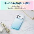 ソフトケース グラデーションカラー メタルステッカー付 写真2