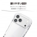 Grippy ハイブリッドケース オールクリア メタルステッカー付 写真2