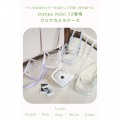 instax mini 12用(チェキ) カメラケース/クリア/ピンク 写真2