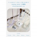 instax mini 12用(チェキ) カメラケース/クリア/ホワイト 写真2