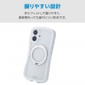 iPhone 16 Grippy ハイブリッドケース フレームカラー 極限 MAGKEEP スタンド 写真2
