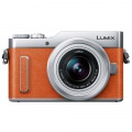 ミラーレス一眼カメラ ルミックス GF10 ダブルレンズキット 標準ズームレンズ/単焦点レンズ付属 オレンジ 写真2