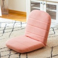 コンパクト座椅子 リクライニングチェア リクライニングソファ シンプル 北歐 低反発 小さい 女子 フロアチェア 一人暮らし サーモンピンク RMJD-56-SPI 写真2