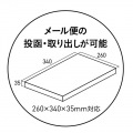 ボルサ BK レザーレッド (ダイヤル錠) 写真2
