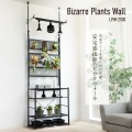 ビザールプランツウォールラック LPW-2100-WH ホワイト 植物育成ライト サーキュレーター 取り付け可能 ビカクウォール ビカクシダ 植物棚 観葉植物 ラック 写真2