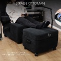ストレージオットマン グレー 写真2