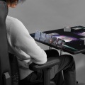 トレーディングカード 対戦用 デスク デュエルデスク BHD-640DM-BK プレイマットぴったりサイズ ハンドスタンド付き 高さ調節機能付き 写真2