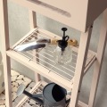 スタンドポスト 郵便ポスト 郵便受け 小物置き 置き配 窓付き 鍵付き アジャスター付き 錆びにくい 置き型 工事不要 【Orla(オーラ)】(ピンクベージュ) 写真2