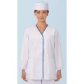 女性用デザイン白衣 長袖 FA-348 L 写真2