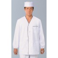 男性用デザイン白衣・長袖 FA-375S (ホワイト) 写真2