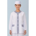 女性用デザイン白衣 長袖 FA-7203L 写真2