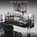 フィギュア デスクラック BHS-1200D-BK デスクを2階建てにするワイドラックノートPC対応 クランプ 後付け 写真2