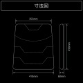 バウヒュッテ ゲーミング座布団 | クッション インテリア 家具 座布団 角型 プロゲーマー ゲーマー ゲル ウレタン PCゲーム テレワーク 写真2