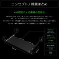 バウヒュッテ キーボードスライダー BHP-K70-BK | キーボード 収納 パソコンデスク 引出し 写真2