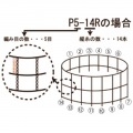 デリネット(ポリエステル)荒目タイプ50m巻 P5-12R 写真2