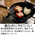 リバーライト 極 ジャパン フライパン 16cm J1216 | 正規品 国産 鉄 IH 日本製 キッチン さびずらい さびづらい 写真2