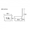 タイガー 業務用 電子ジャー ＜ 炊きたて ＞ 4升  JHC-A721 MO 木目 ( 保温専用 炊飯は出来ません JHC-7200 の後継品 ) 写真2