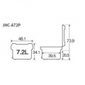 タイガー 業務用 電子ジャー ＜ 炊きたて ＞ 4升 JHC-A72P XS ( 保温専用 炊飯は出来ません JHC-720A の後継品 )   写真2