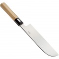 SA佐文 銀三鏡面仕上 鎌型薄刃 19.5cm 写真2