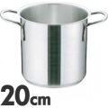 Murano(ムラノ)インダクション 18-8寸胴鍋 (蓋無) 20cm ※ IH対応 IH (100V/200V)とガス火対応 写真2