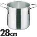 Murano(ムラノ)インダクション 18-8寸胴鍋 (蓋無) 28cm ※ IH対応 IH (100V/200V)とガス火対応 写真2