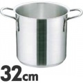 Murano(ムラノ)インダクション 18-8寸胴鍋 (蓋無) 32cm ※ IH対応 IH (100V/200V)とガス火対応 写真2