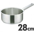 Murano(ムラノ)インダクション 18-8片手浅型鍋 (蓋無) 28cm ※ IH対応 IH (100V/200V)とガス火対応 写真2