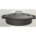 盛栄堂 南部鉄器 クックトップ 洋風煮込鍋 丸 浅型 20cm中 1.0l CT-7 ※IH対応(100V/200V) 写真2