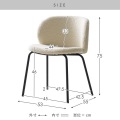 ダイニングチェア(2脚入) CH-A5075-2 ホワイト 写真2